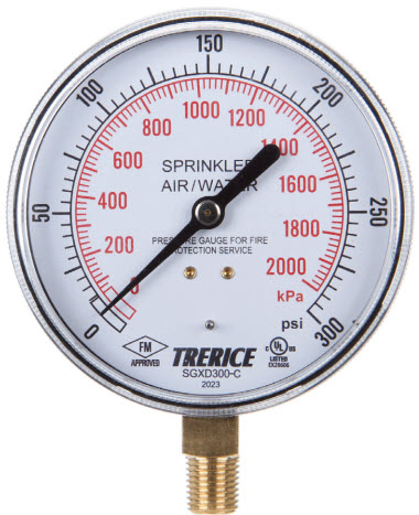 trerice sg series sprinkler gauges